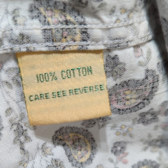 Paisley Print Casual Button Down Shirt - Picture 9 of 13